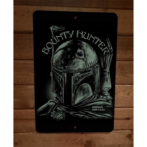 Bounty‎ Hunter Comeback Tour Boba Wars Star Fett 8x12 Metal Wall Sign